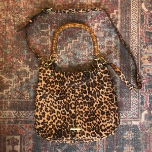 Enzo Angiolini Bamboo Handle Shoulder Bag